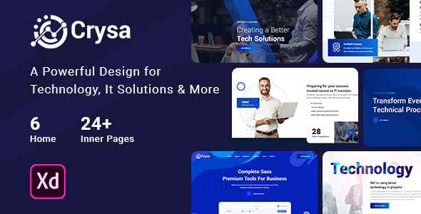 Crysa – IT Solutions XD Template – 0 Sold!