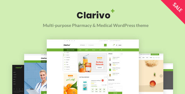 Clarivo - Pharmacy and Medical WordPress theme