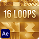 Golden Background Loops Collection - VideoHive Item for Sale