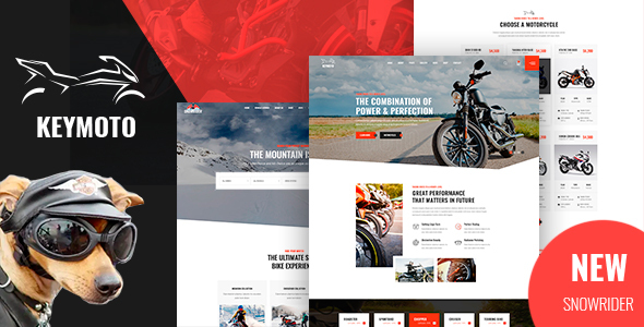 Keymoto - Motorcycle WordPress Theme