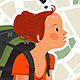 Tourist Girl with Map in the City - GraphicRiver Item for Sale