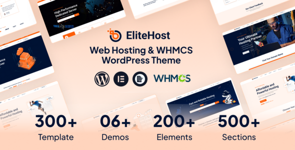 Elitehost - Webhosting & WHMCS WordPress Theme