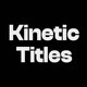 Kinetic Titles | AE - VideoHive Item for Sale
