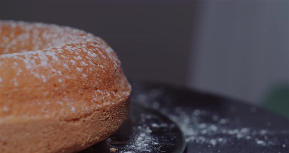 Freshly Baked Traditional Easter Cake Rotating