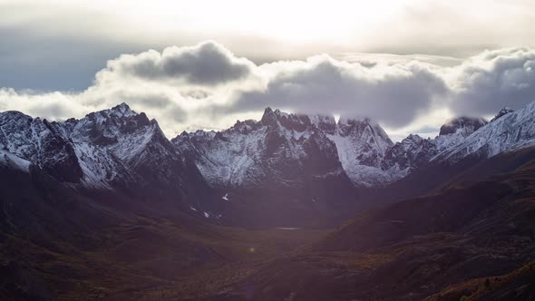 Grizzly Lake in Tombstone Territorial Park, Yukon, Canada.