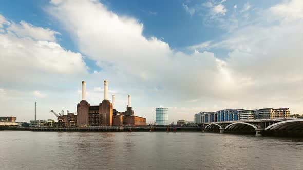 Battersea Power Station Time Lapse, London