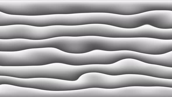 white Smooth Liquid Waves