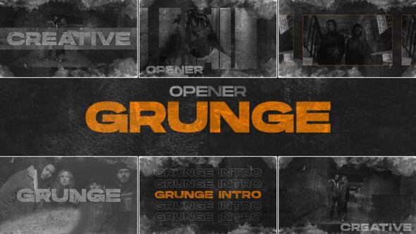 Grunge Intro | MOGRT