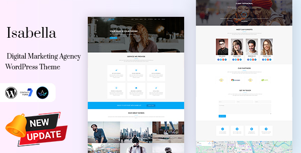 Isabella - Digital Marketing Agency WordPress Theme