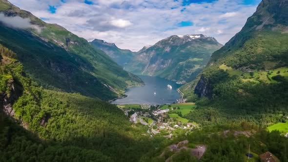 Geiranger Fjord Nature Norway