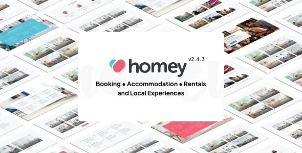 Homey - Booking and Rentals WordPress Theme