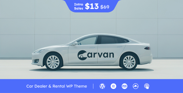 Carvan – Car Rental & Listing WordPress Theme – 0 Sold!