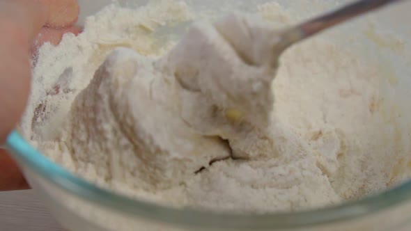 Process of Kneading the Dough