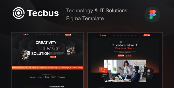 Tecbus - Technology & IT Solutions Figma Template