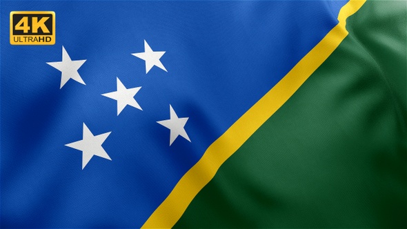 Solomon Islands Flag - 4K