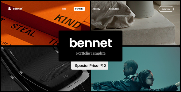 Bennet – Creative Portfolio HTML Template – 0 Sold!