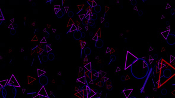 Colorful neon strokes background