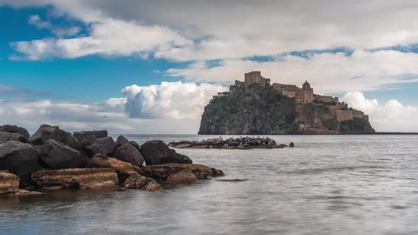 Ischia, Italy in the Mediterranean Sea