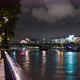 The Public Footpath along Southbank London, England - VideoHive Item for Sale