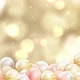 Gold Glitter Balloons With Bokeh - VideoHive Item for Sale