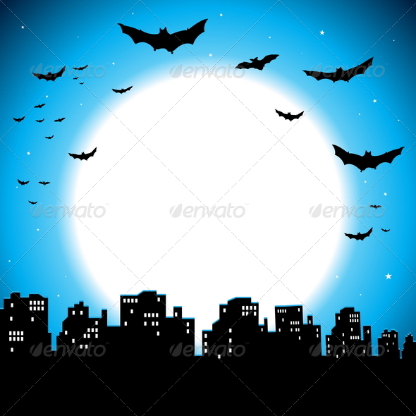 City Halloween Background