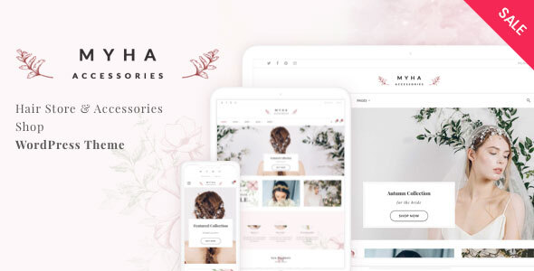 Myha - Accessories & Hair Shop WordPress theme