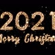 Christmas Composition with Congratulations To 2021 and Merry Christmas. The Numbers Come From the - VideoHive Item for Sale