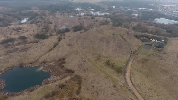 Top View of the Swedish Mountain