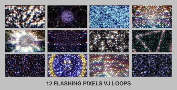 flashing squares screen