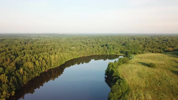 Wonderful Landscape Of Lake Zachernoe 04