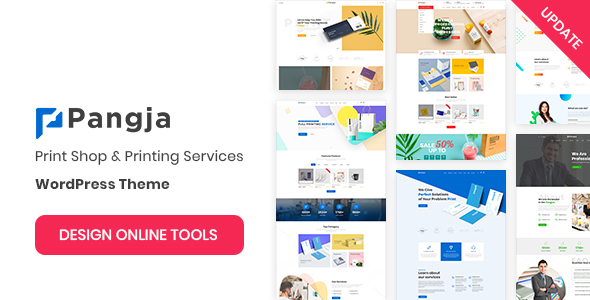 Pangja - Print Shop & Printing Company WordPress theme