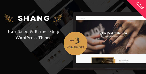 Shang - Hair Salon & Barber Shop WordPress theme