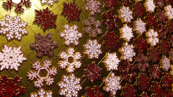 Golden Snowflakes Flicker 15 alt