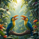 Exotic Birds Forest Ambience