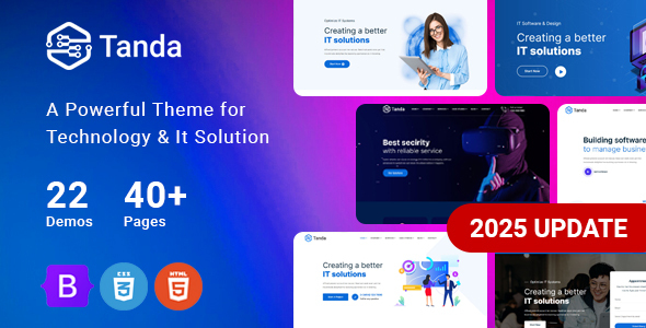 Tanda - IT Solutions Template