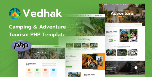 Vedhak – Adventure Tours and Travel PHP Template – 0 Sold!