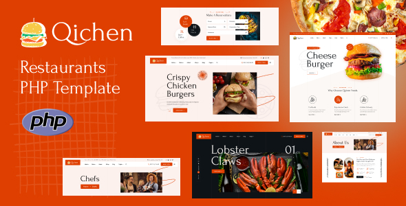 Qichen – Fast Food & Restaurant PHP Template – 0 Sold!