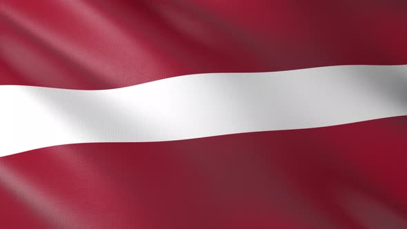 Flag of The Latvia