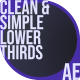Clean & Simple Lower Thirds - VideoHive Item for Sale