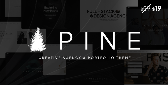 Pine - Creative Agency & Portfolio WordPress Theme