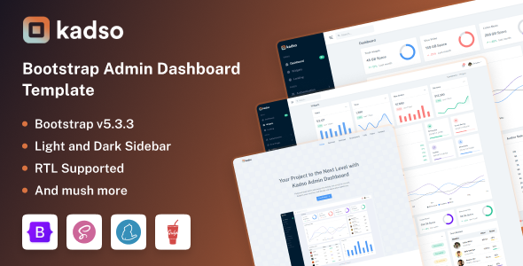 Kadso - Responsive Bootstrap 5 Admin UI Kit