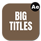 Big Trend Titles - VideoHive Item for Sale