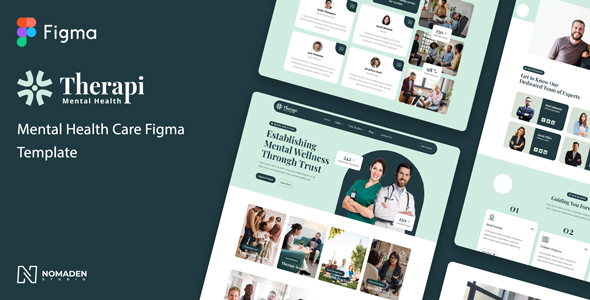 Therapi – Mental Health Care Figma Template – 0 Sold!