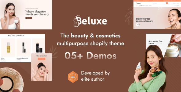 Beluxe – The Beauty, Cosmetics & Skincare Shopify 2.0 Theme – 0 Sold!