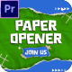 Paper Opener Podcast Opener - VideoHive Item for Sale