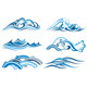 Blue Water Waves - GraphicRiver Item for Sale