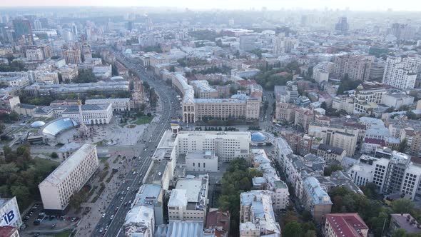 Kyiv - the Capital of Ukraine. Aerial View. Kiev