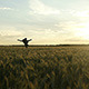 Men Running Through Wheat Field 1 - VideoHive Item for Sale