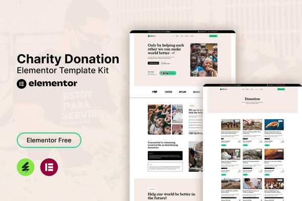 Givvy – Charity Donation Elementor Template Kit – 0 Sold!