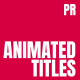 Animated Titles - VideoHive Item for Sale